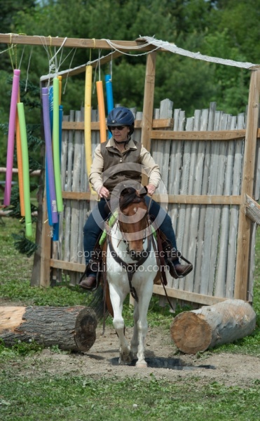The Extreme Cowboy Race at Horse Country s Lantz McLaren Clinic