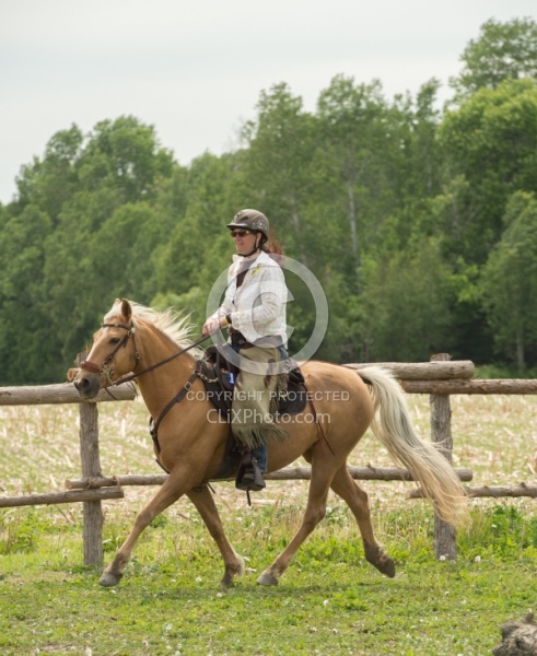 The Extreme Cowboy Race at Horse Country s Lantz McLaren Clinic