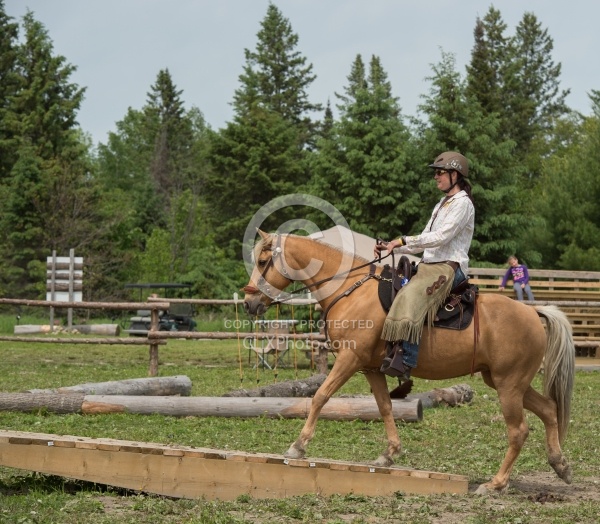 The Extreme Cowboy Race at Horse Country s Lantz McLaren Clinic
