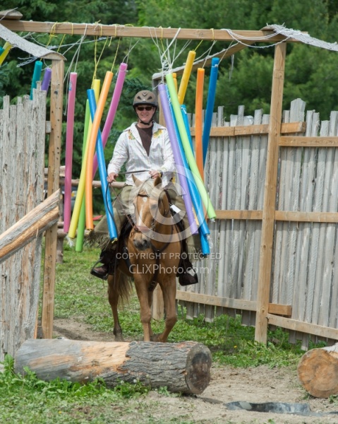 The Extreme Cowboy Race at Horse Country s Lantz McLaren Clinic