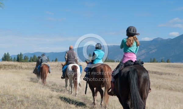 Kids on the Trail at Bar W
