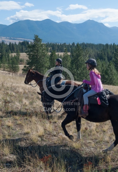 Kids on the Trail at Bar W