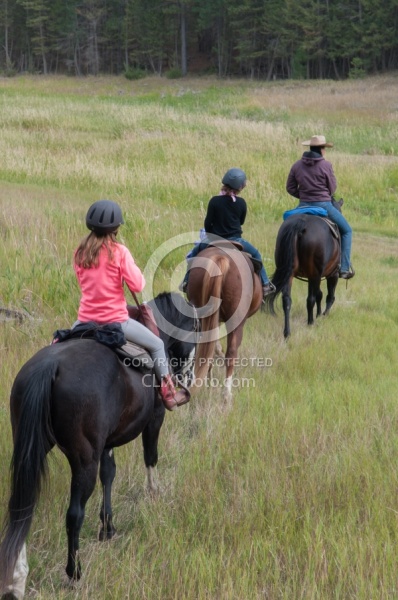 Kids on the Trail at Bar W