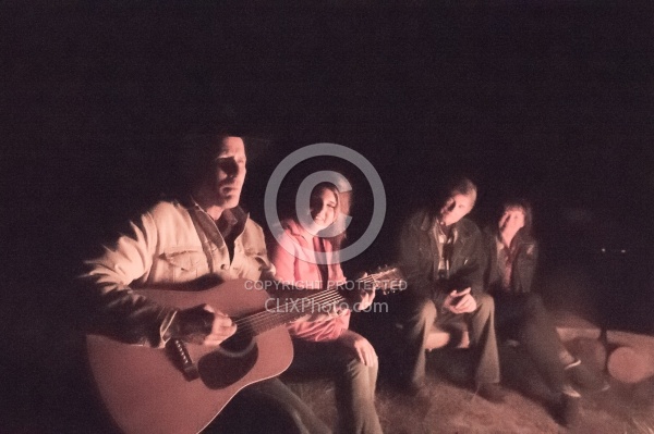 Singing Aroumd the Campfire