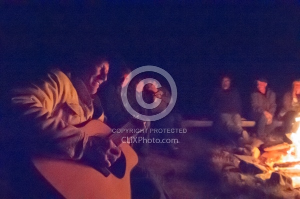 Singing Aroumd the Campfire