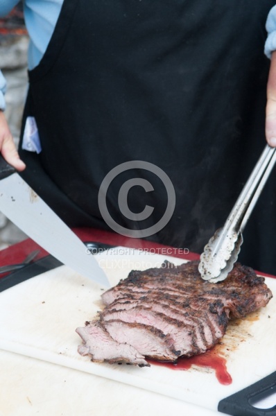 Outdoor BBQ at the Cabana