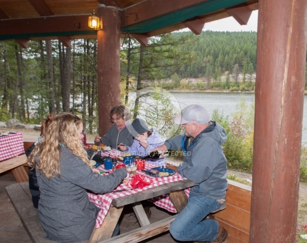 Outdoor BBQ at the Cabana