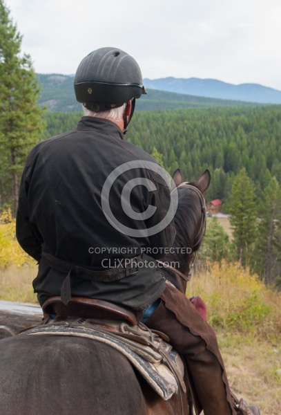 On the Trails with Bar W, View of Cabin