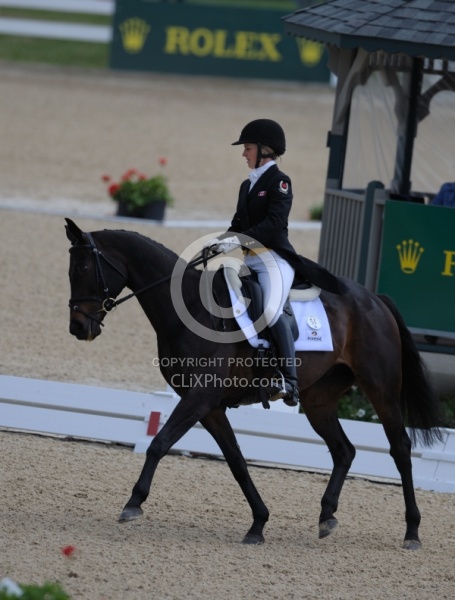 Rolex Dressage Jessica Phoenix and Exponential Rolex 2011