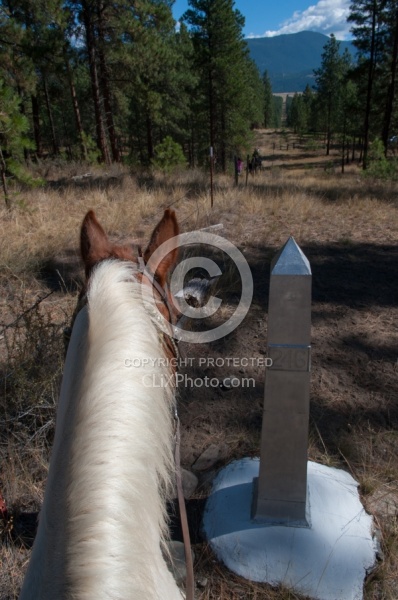 On The Trails with Bar W , Canada U.S Border