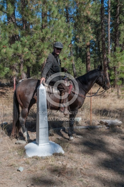 On The Trails with Bar W , Canada U.S Border