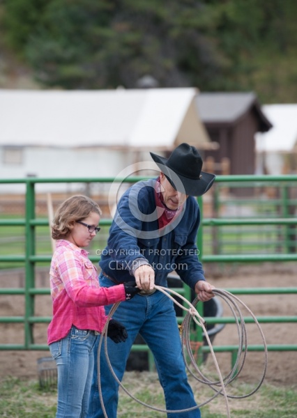 Learning to Rope at Bar W