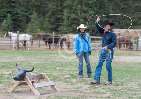 Learning to Rope at Bar W