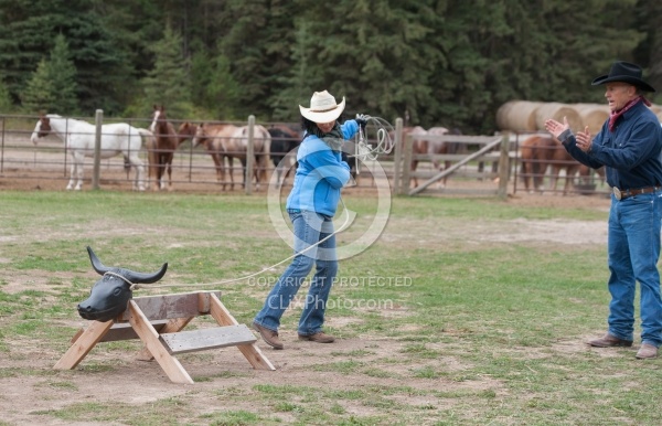 Learning to Rope at Bar W