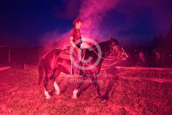 Getting the Horses used to Flares