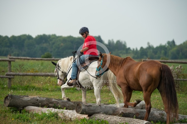 Eydie Ponying at Horse Country Camgrounds