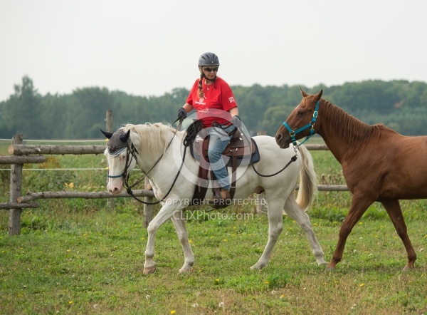 Eydie Ponying at Horse Country Camgrounds