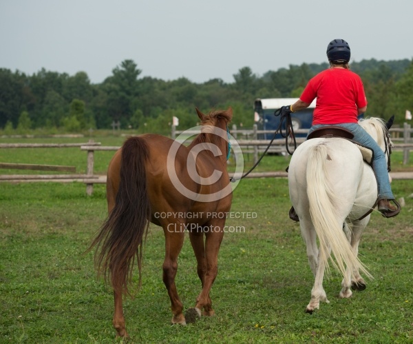 Eydie Ponying at Horse Country Camgrounds