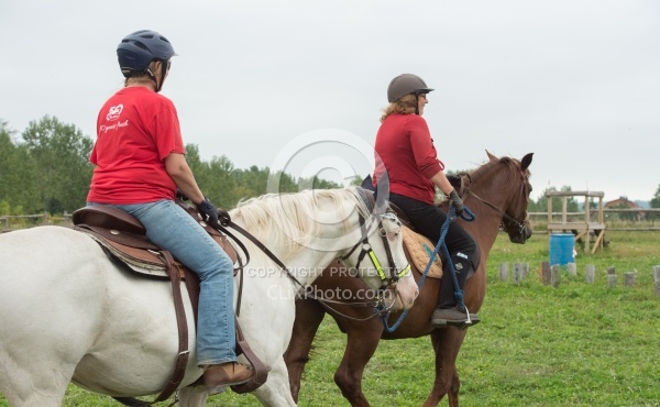 Cinette and Blaze Ponying Eydie