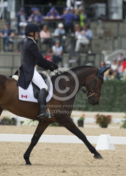 Jessica Phoenix and Pavarotti, Rolex 2016,