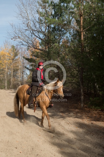 Riding hills on sand