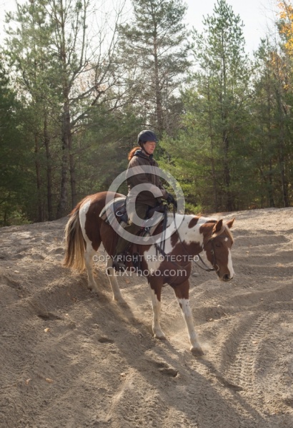 Riding hills on sand