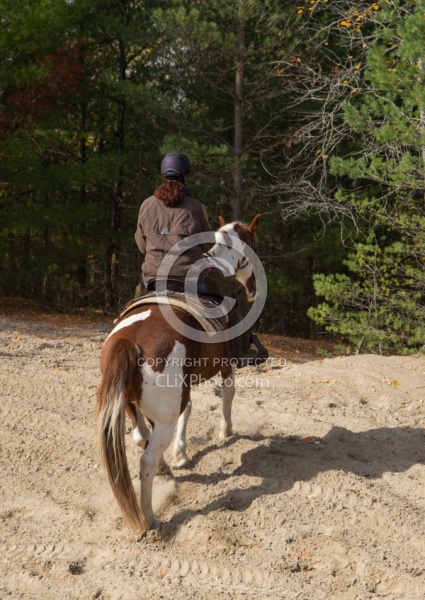 Riding hills on sand