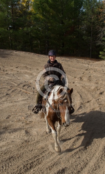 Riding hills on sand