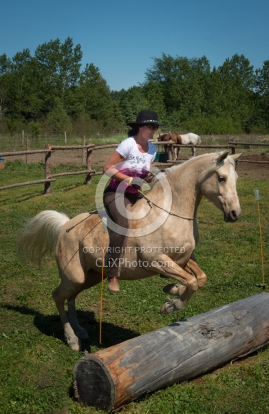 Extreme Cowboy Clinic with Lantz Mclaren at Horse Country Campgrounds
