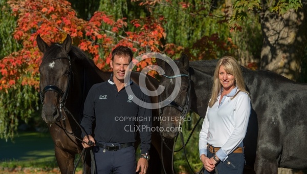 Jaimey Irwin and Donegal V  with  Tina Irwin and Laurencio