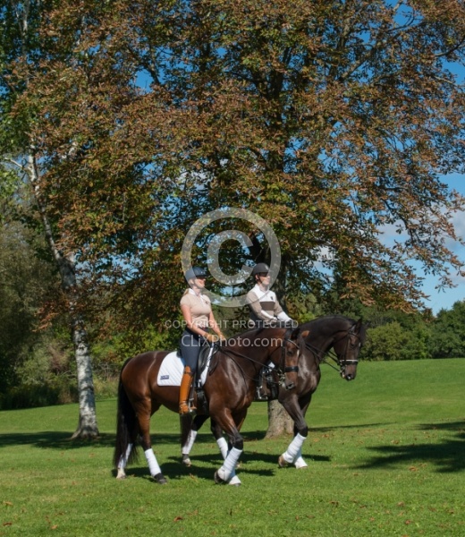 Tian and Jaimey Irwin Riding