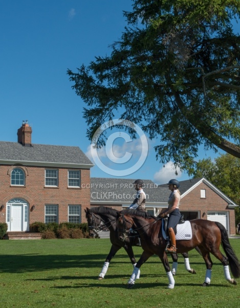 Tian and Jaimey Irwin Riding
