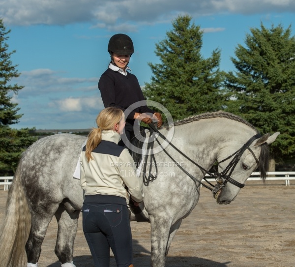 Tina teaching Alexandra
