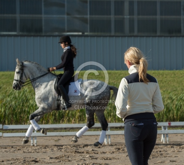 Tina teaching Alexandra