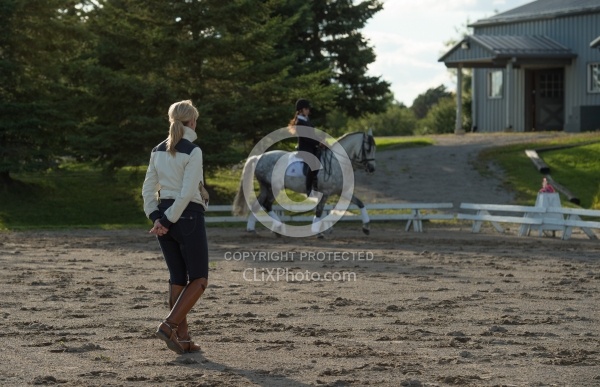 Tina teaching Alexandra