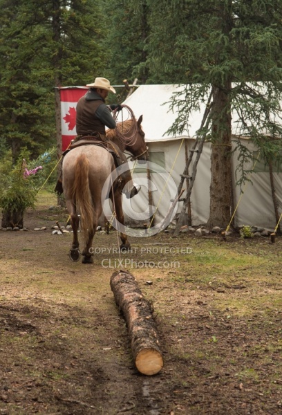 Hauling Firewood to Camp
