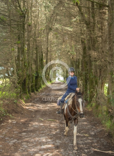 Ali Riding at Hacienda La Alegria