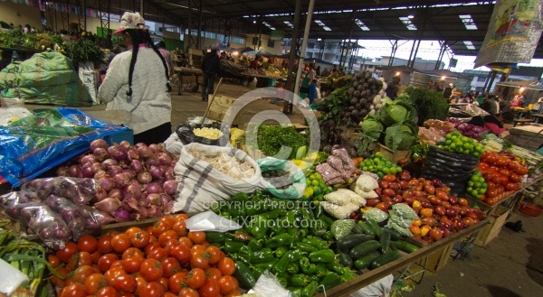 Local Market in Aloag Ecuador