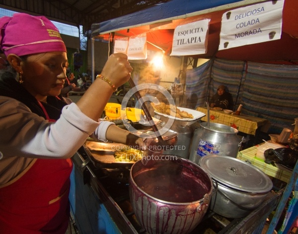 Local Market in Aloag Ecuador