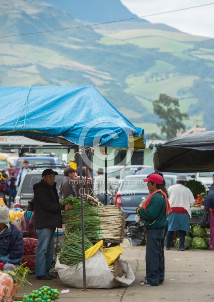 Local Market in Aloag, Ecuador