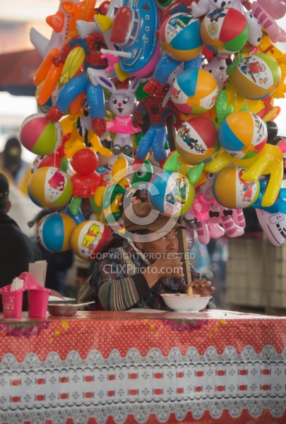 Local Market in Aloag, Ecuador