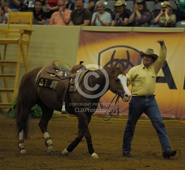David Oconnor and Paid by Corona  Ariat Kentucky Reining Cup Freestyle
