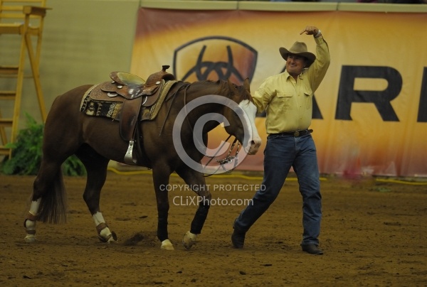David Oconnor and Paid by Corona  Ariat Kentucky Reining Cup Freestyle