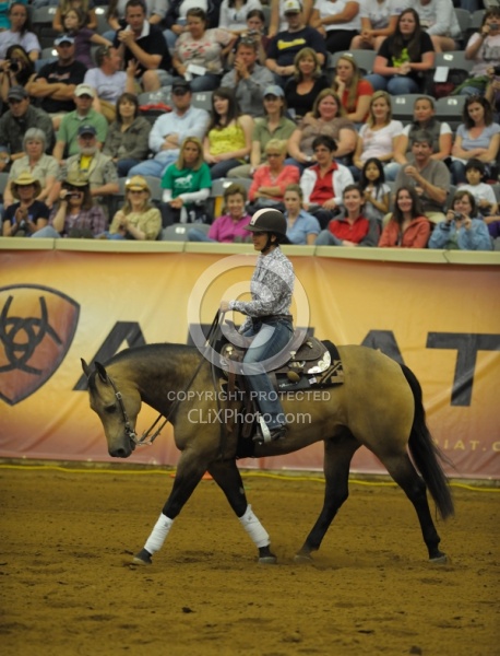 Gina Miles and Hollywood Aces  Ariat Kentucky Reining Cup