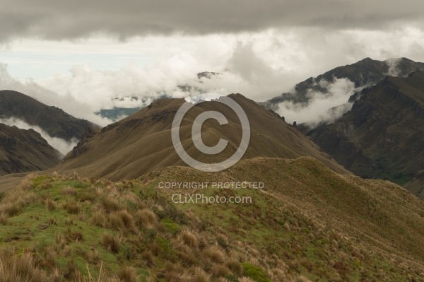 The View on the way down from the High Andes