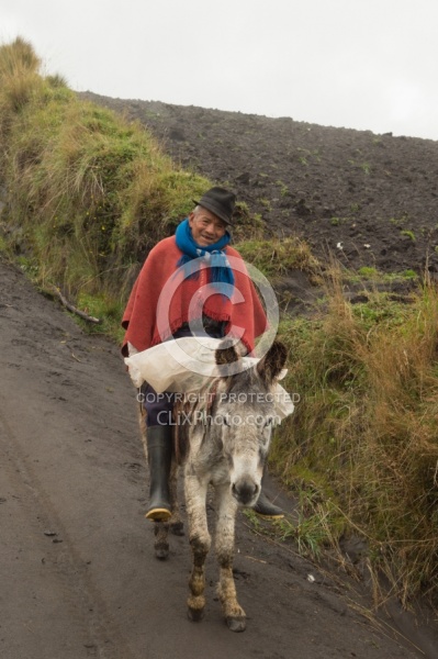 An Ecuadorian passerby