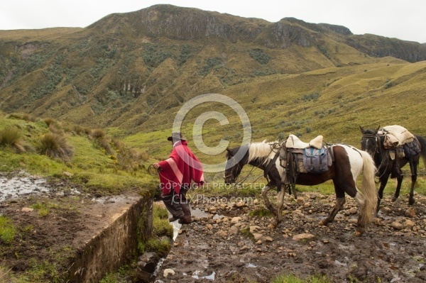 Jumping the River to our Lunch Spot