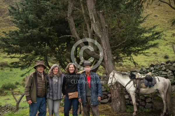 Gabriel,Shawn,Ali and Angel at Angels farm