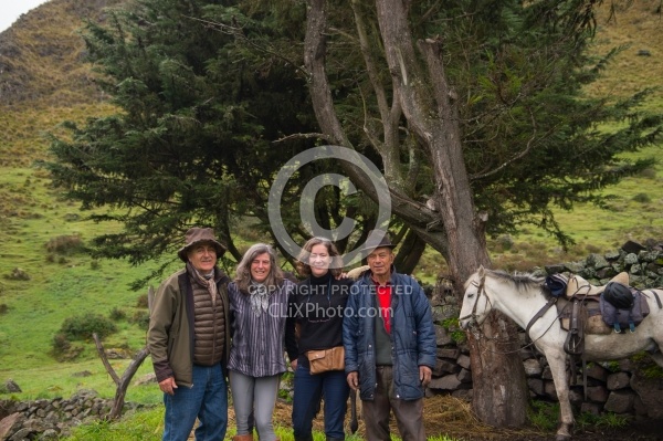 Gabriel,Shawn,Ali and Angel at Angels farm
