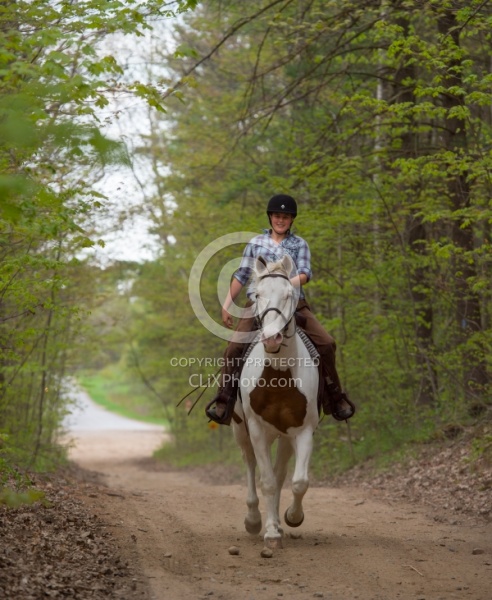 Paint on the Trail in Spring